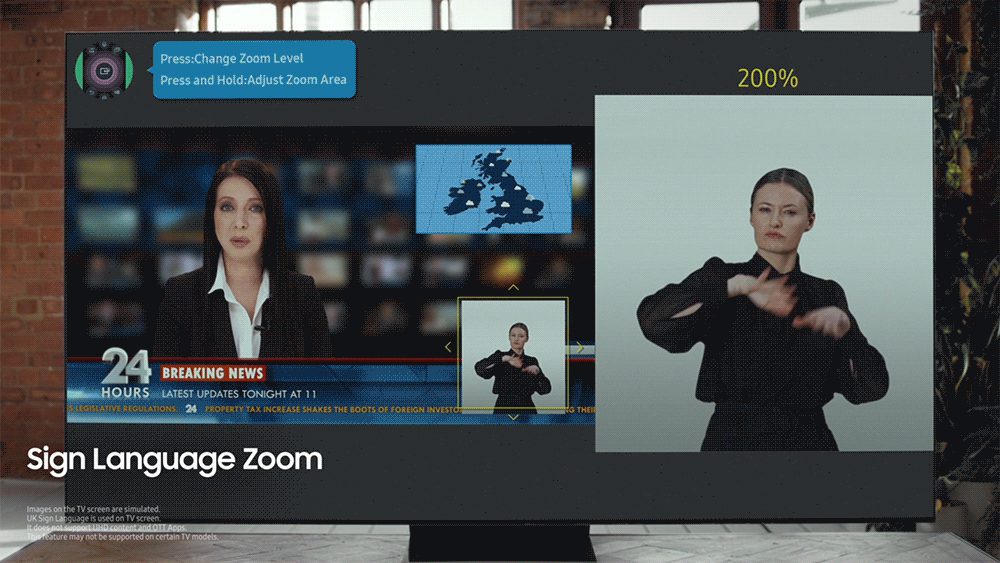 دسترسیپذیری محصولات سامسونگ برای ناشنوایان و کمشنوایان