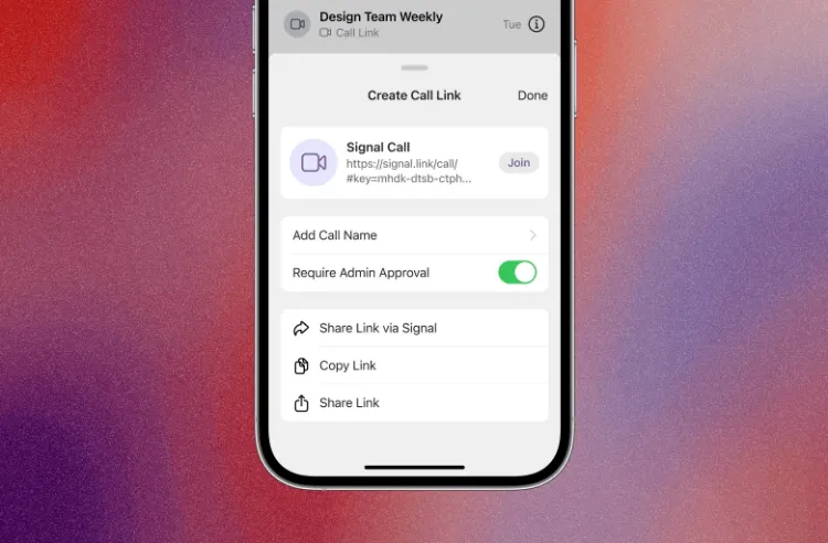 سیگنال وارد رقابت مستقیم با گوگل میت و زوم شد