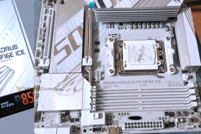 AMD با مادربرد سفید B850، دنیای سخت‌افزار را روشن می‌کند