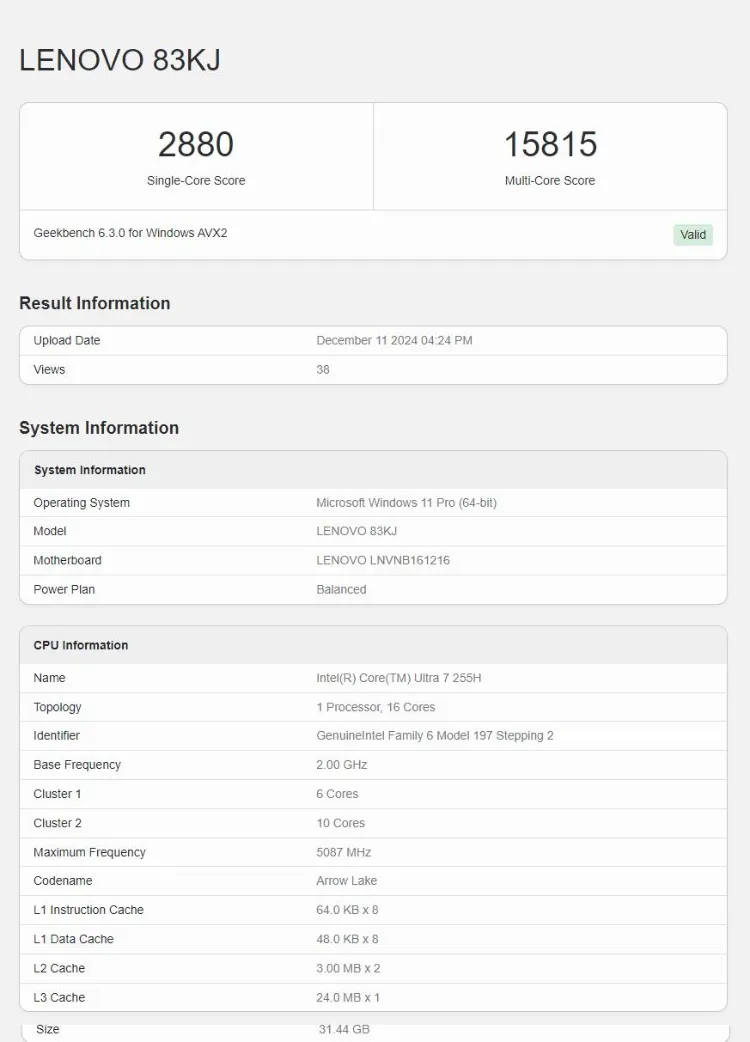 Core Ultra 200H، رقیب سرسخت M3 Max؛ نتایج بنچمارک لو رفت