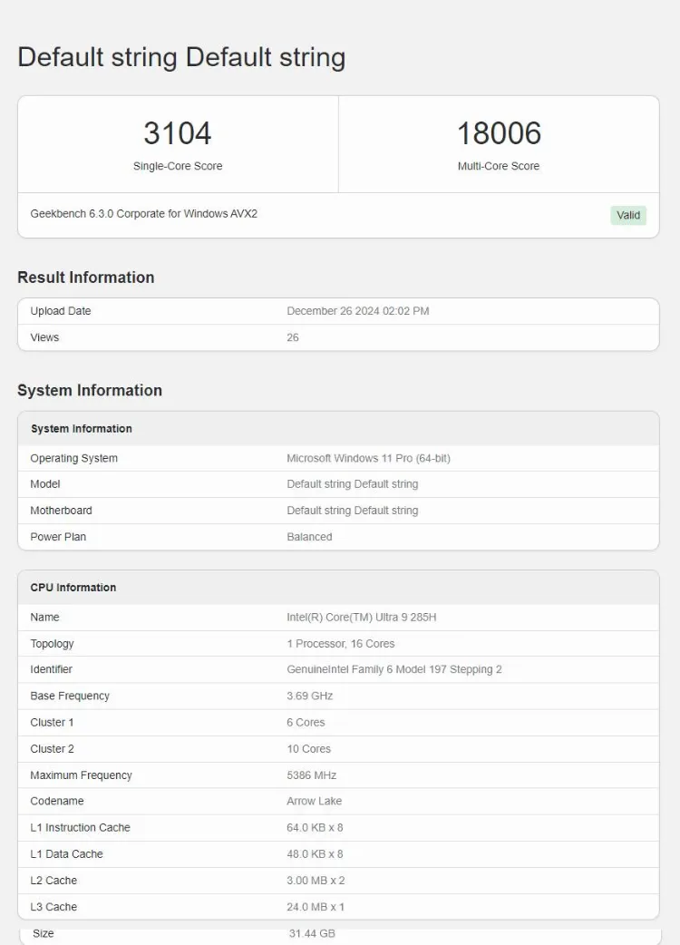 Core Ultra 200H، رقیب سرسخت M3 Max؛ نتایج بنچمارک لو رفت