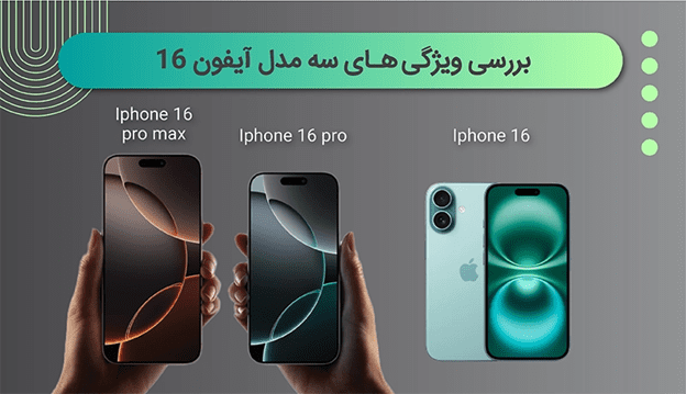 خرید اقساطی آیفون 16 سبز دودی در بازرگانی سیب