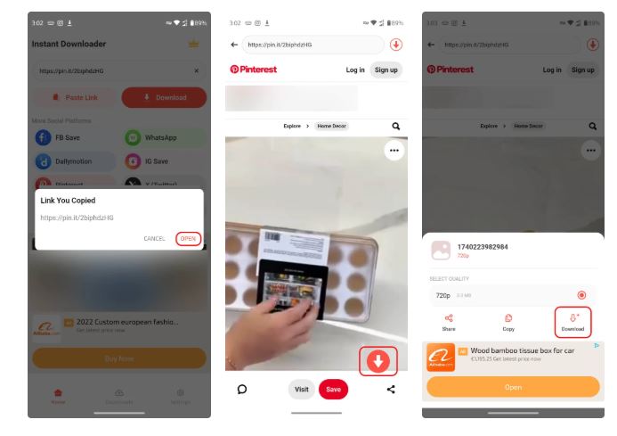 آموزش دانلود ویدیو از پینترست: روش‌های ساده و کاربردی