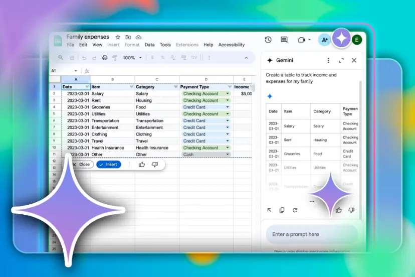 هوش مصنوعی به Google Sheets جان تازه بخشید: سرعت و کارایی بی‌سابقه!