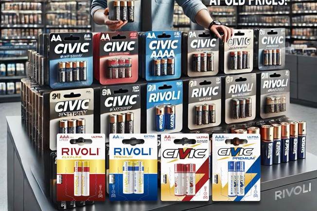 باتری‌های RIVOLI و CIVIC؛ ترکیب کیفیت، دوام و قیمت مناسب در بازار ایران