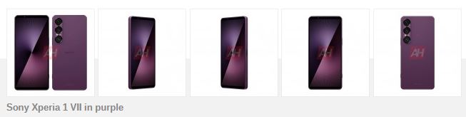 پرده برداری از رنگهای Sony Xperia 1 VII: تصاویر لو رفته همه چیز را فاش کرد
