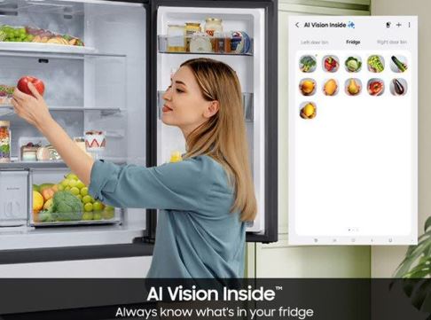 قابلیت AI Vision Inside سامسونگ؛ ورود هوش مصنوعی به آشپزخانههای هوشمند