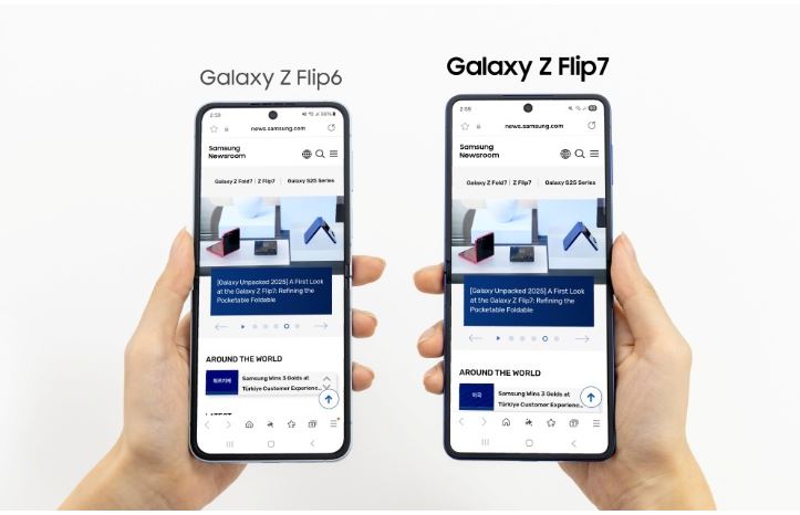 گلکسی Z Flip7 در جعبهگشایی رسمی؛ فناوری پنجره انعطافپذیر و هوش مصنوعی پیشرفته