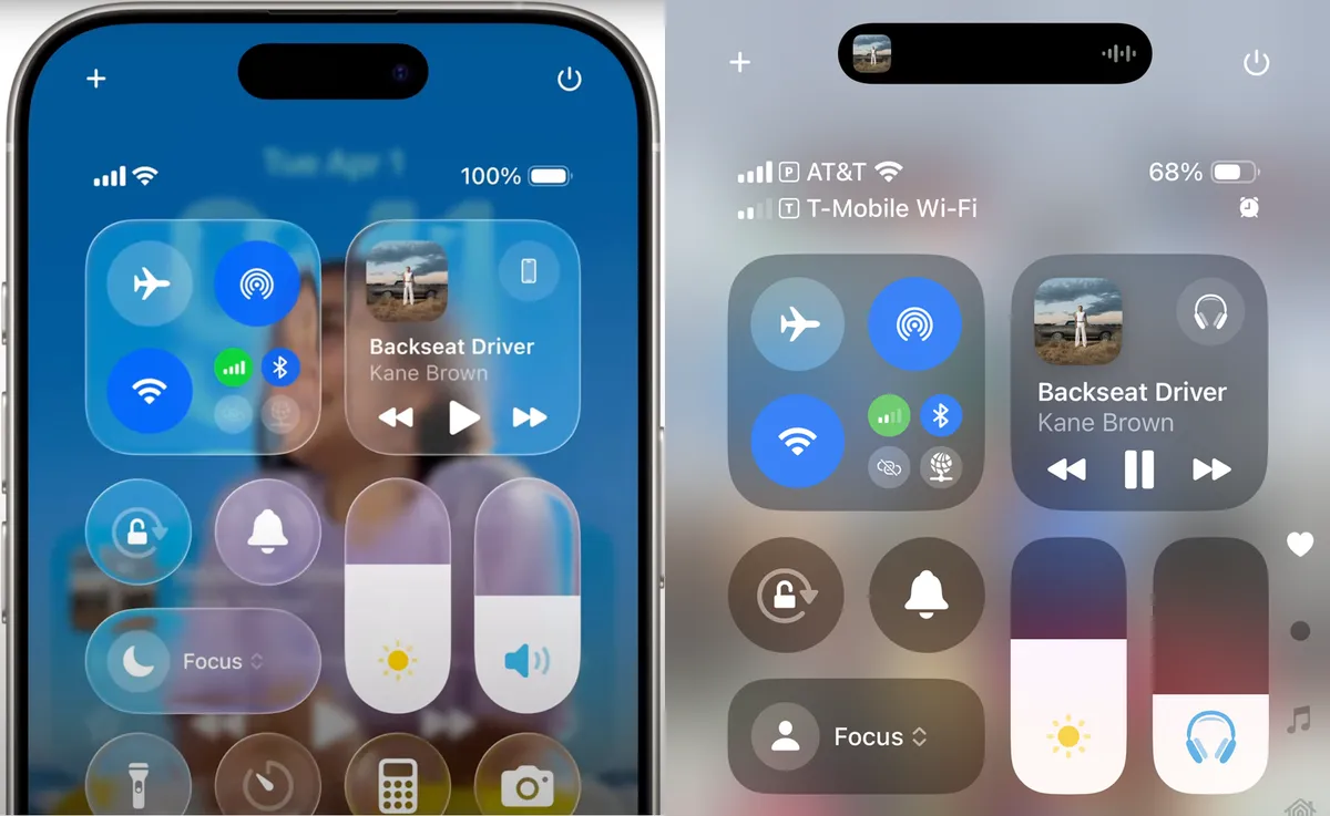 iOS 26 در برابر iOS 18؛ آیا طراحی «شیشه مایع» تحولی واقعی است