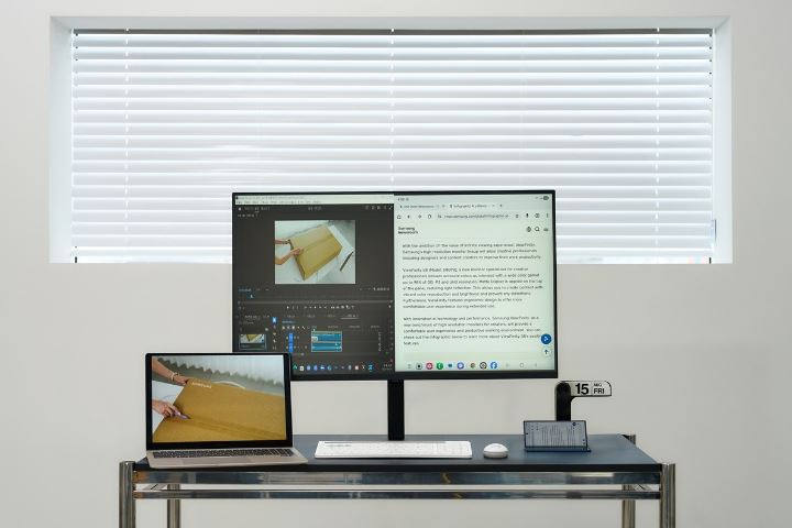 سامسونگ از مانیتور ۳۷ اینچی ViewFinity S8 رونمایی کرد