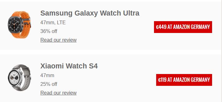 پرایم دی آمازون آلمان با تخفیف‌های شگفت‌انگیز؛ از Pixel Watch 3 تا Galaxy Watch Ultra و آیپدهای جدید