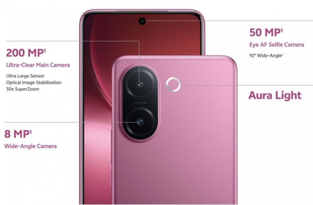 vivo V60e رسماً معرفی شد؛ دوربین ۲۰۰ مگاپیکسلی و باتری ۶۵۰۰ میلیآمپری با شارژ ۹۰ واتی