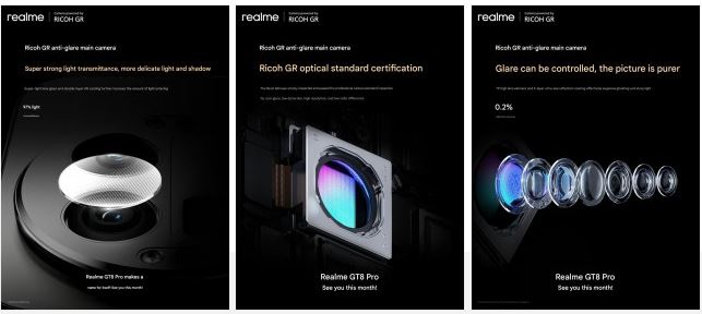 انقلاب در عکاسی موبایل: همکاری Realme و Ricoh برای GT 8 Pro افشا شد
